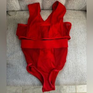 Super rare Minimale animale high waist bikini